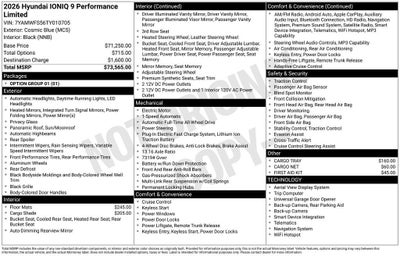 2026 Hyundai IONIQ 9 Performance Limited