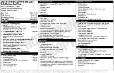 2025 GMC Sierra HD SLE