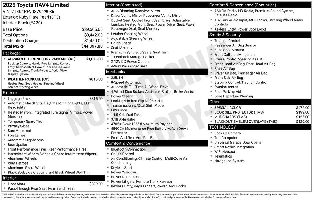 2025 Toyota RAV4 Limited