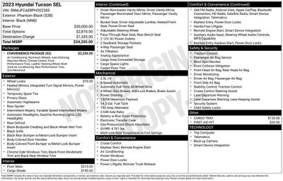 2023 Hyundai TUCSON SEL