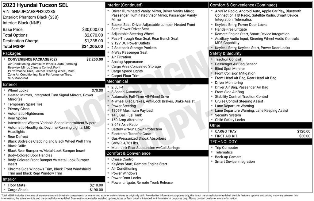 2023 Hyundai TUCSON SEL