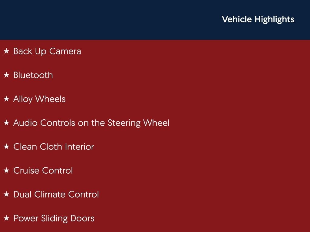 2017 Toyota SIENNA LE 3.5L LE 8 Passenger