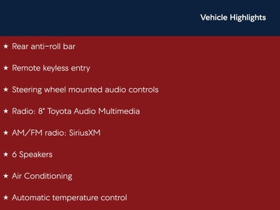 2025 Toyota COROLLA LE