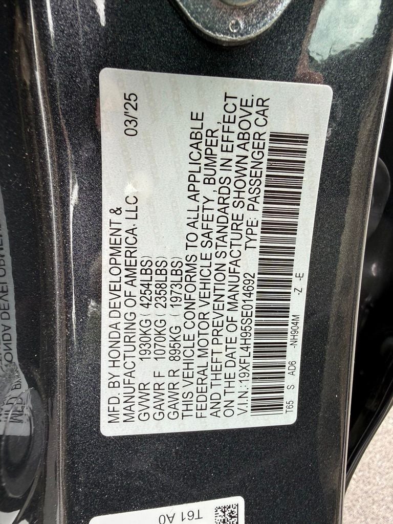 2025 Honda Civic Sport Touring