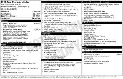 2019 Jeep Cherokee Limited