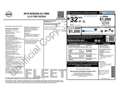 2019 Nissan Altima 2.5 S
