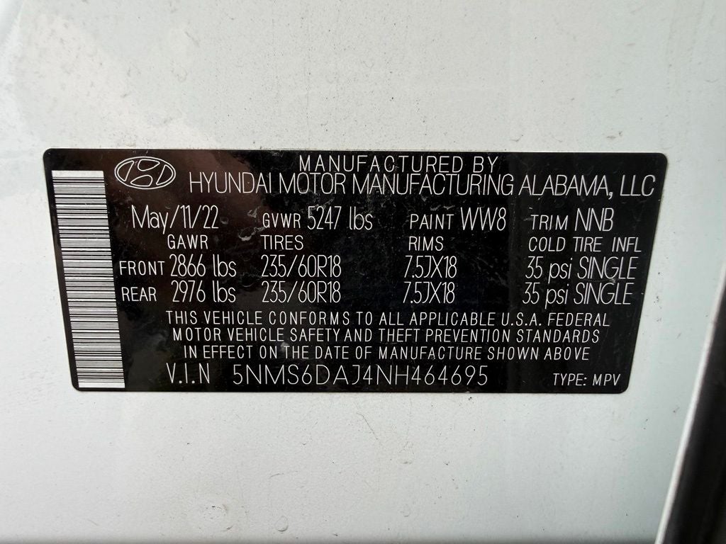 2022 Hyundai SANTA FE XRT