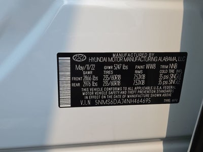 2022 Hyundai SANTA FE XRT