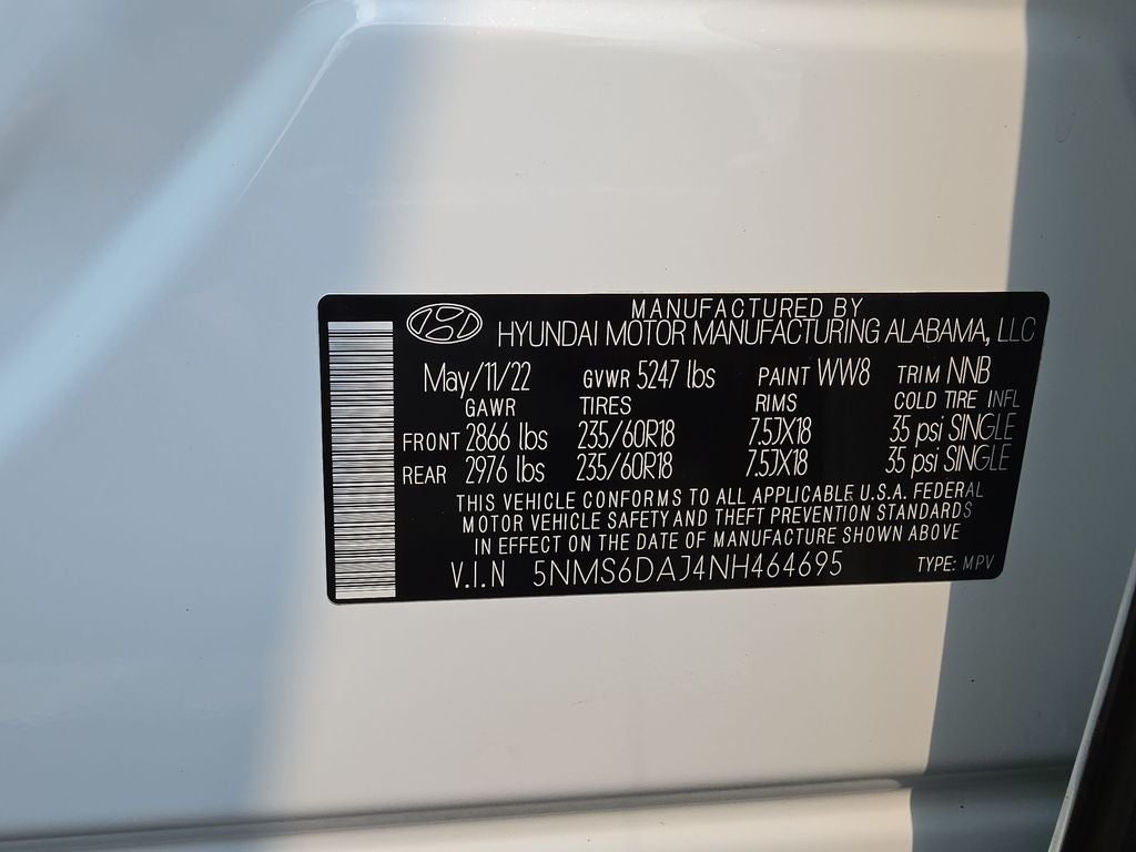 2022 Hyundai SANTA FE XRT