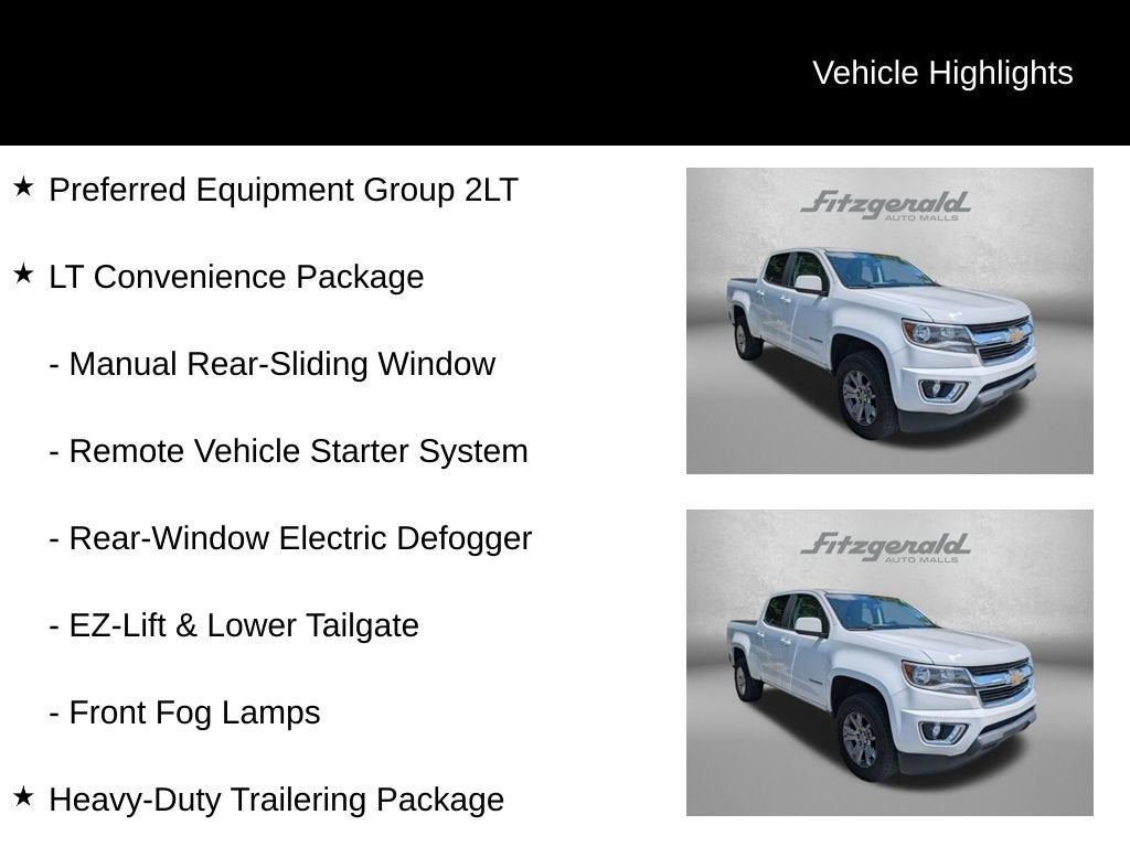 2017 Chevrolet Colorado 2WD LT