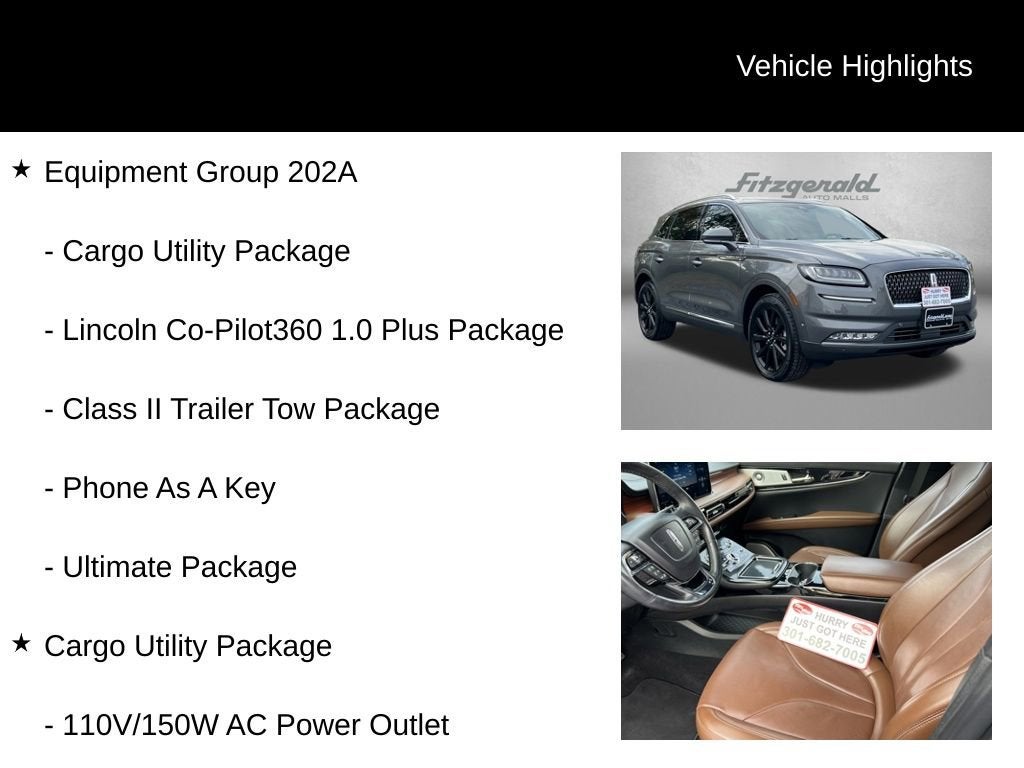 2022 Lincoln Nautilus Reserve