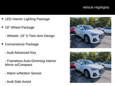 2021 Audi Q3 Premium S Line quattro