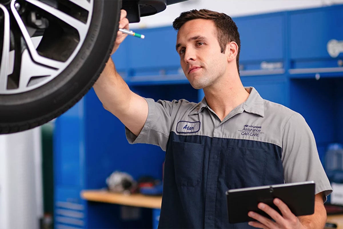 service center: tire inspection - Fitzgerald Hyundai of Rockville in Rockville MD