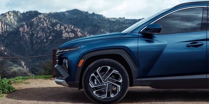 Hyundai Tucson brake and tire